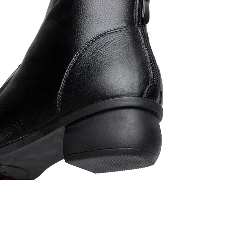 MVVJKE2018 new autumn lady winter square heels short shoes genuine leather boots with back zipper ankle boots for womenE071
MVVJKE2018 new autumn lady winter square heels short shoes genuine leather boots with back zipper ankle boots for womenE071