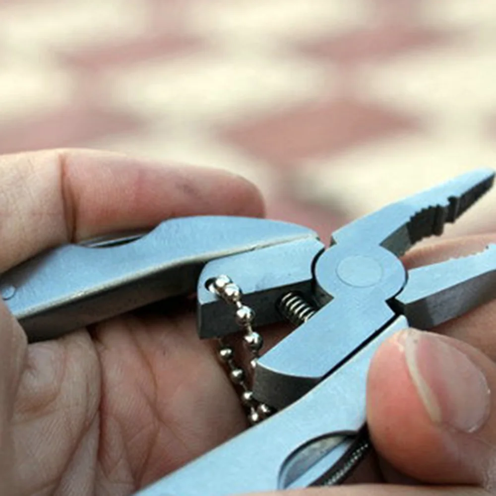 Mini Stainless Steel Multi-tool Pliers Mini Multi-purpose Foldable Pliers(Silver)
Mini Stainless Steel Multi-tool Pliers Mini Multi-purpose Foldable Pliers(Silver)