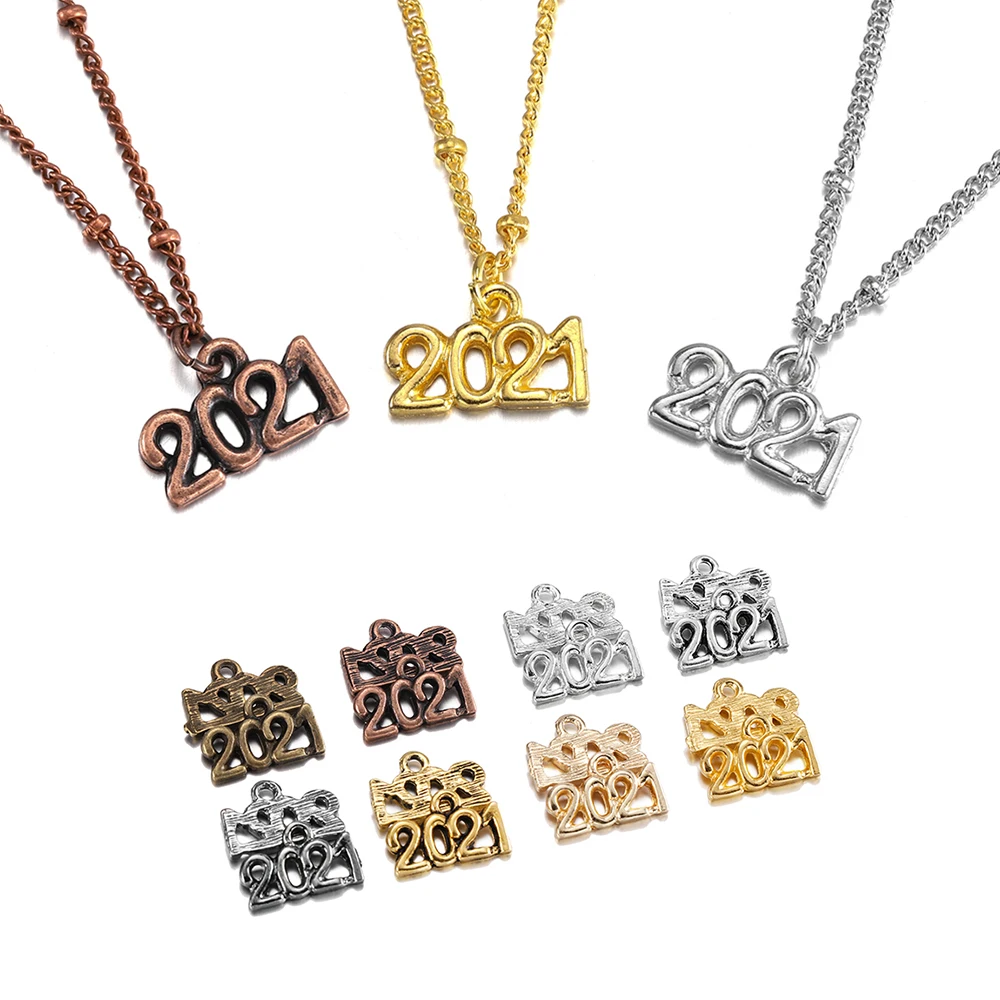 40Pcs/Lot Charms Letter 2021 Year 13x9mm Rose Gold Pendants For DIY Jewelry Craft Making Findings Handmade Tibetan Supplies
40Pcs/Lot Charms Letter 2021 Year 13x9mm Rose Gold Pendants For DIY Jewelry Craft Making Findings Handmade Tibetan Supplies
