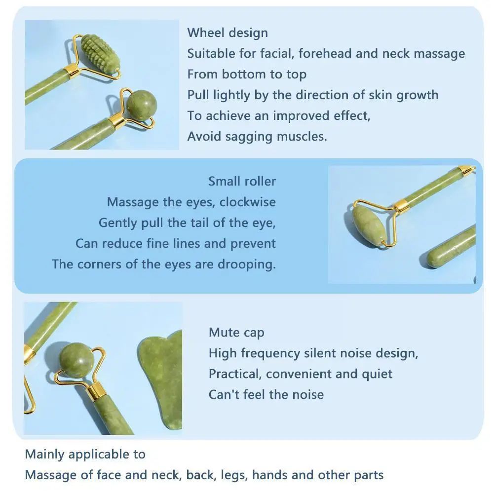 Face Massage Roller Gua Sha Scraper Board Face Lifting Tool Neck Massage Slimming Up Wrinkle Therapy with Remover Double
Face Massage Roller Gua Sha Scraper Board Face Lifting Tool Neck Massage Slimming Up Wrinkle Therapy with Remover Double