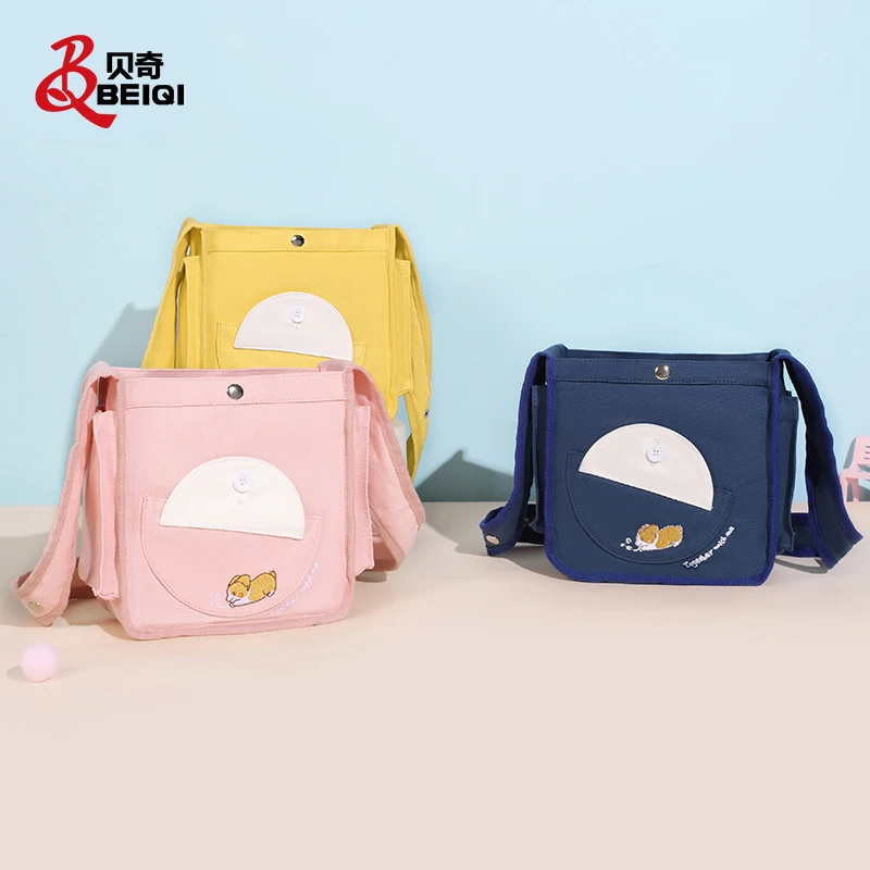 

BQ Girls Cartoon Running Dog Design Multiple Style Crossbody Messenger Single Shoulder Bag Sling Mini Purses Small Handbag
