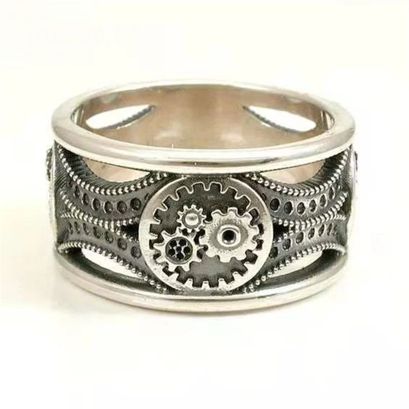Punk Style Precision Rotating Gear Ring For Women Men Engagement Party Wedding Rings Hand Jewelry Accessories Size 5-10
Punk Style Precision Rotating Gear Ring For Women Men Engagement Party Wedding Rings Hand Jewelry Accessories Size 5-10