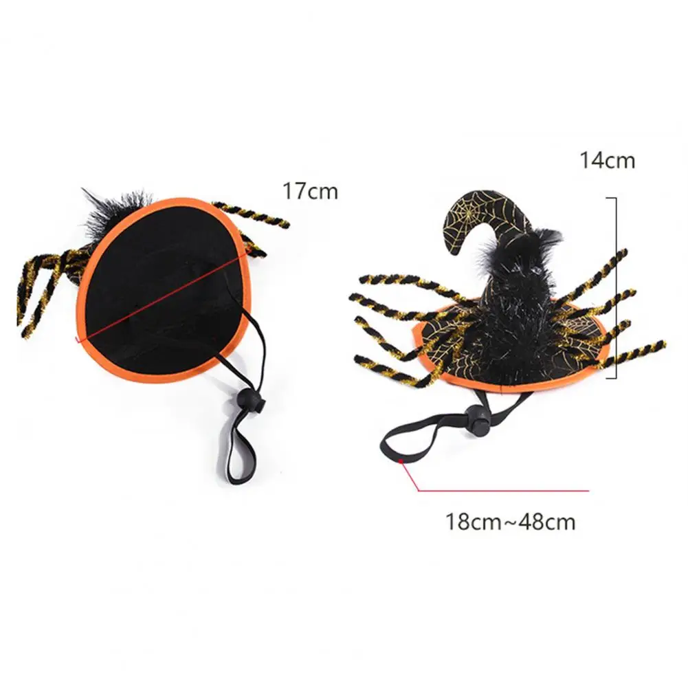 Cotton Felt Cloth Decorative Hat Pet Cap Spider Shape Design Adjustable Felt Cloth Exquisite Dog Cosplay Headwear for Festival
Cotton Felt Cloth Decorative Hat Pet Cap Spider Shape Design Adjustable Felt Cloth Exquisite Dog Cosplay Headwear for Festival