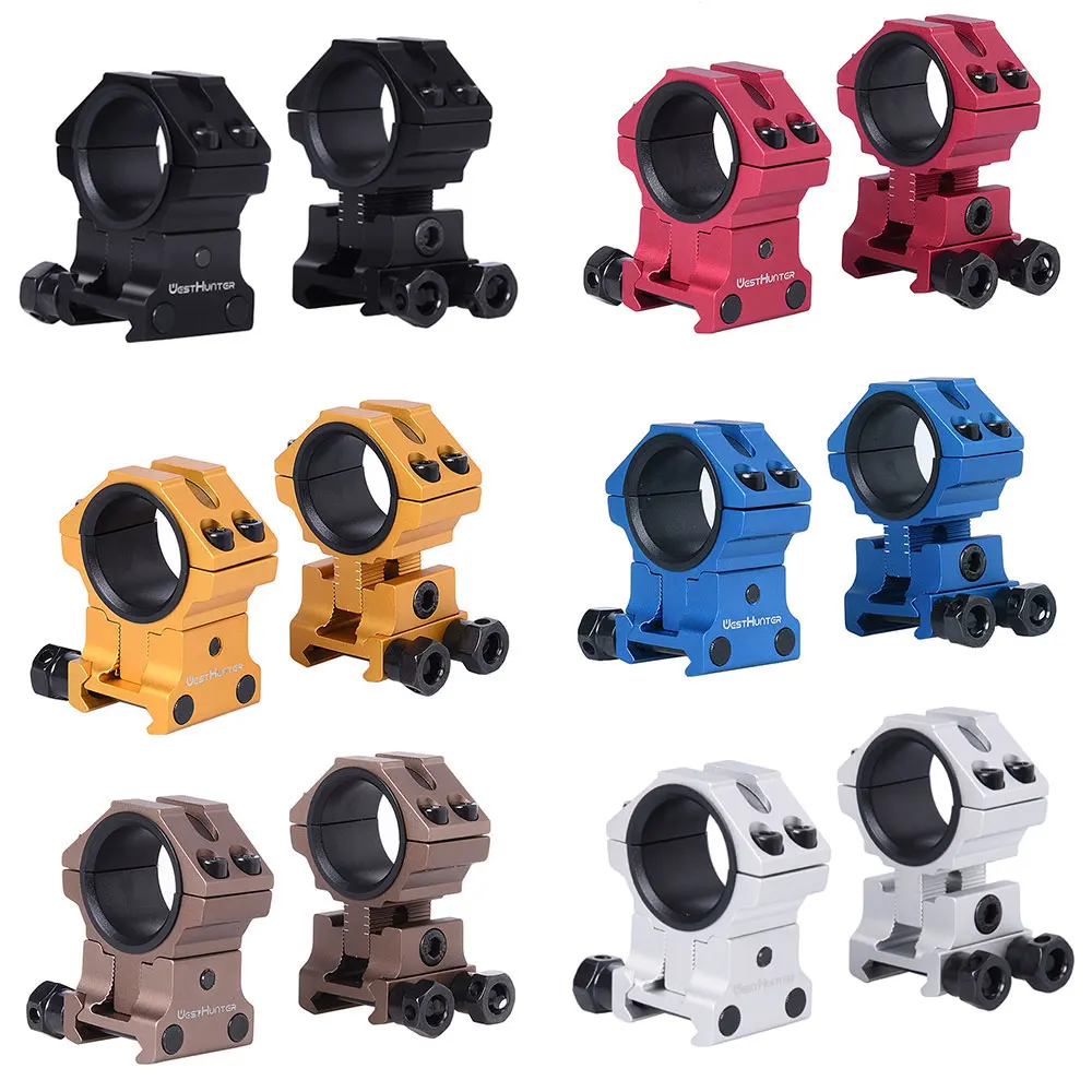 WESTHUNTER Adjustable Profile Scope Mounts 25.4mm/30mm Picatinny Riflescope Rings Adjust Height 32 To 38mm Hunting Accessories
WESTHUNTER Adjustable Profile Scope Mounts 25.4mm/30mm Picatinny Riflescope Rings Adjust Height 32 To 38mm Hunting Accessories