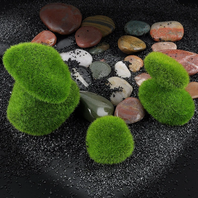 5pc/set Artificial Moss Fuzzy Stones Micro Landscape for Decor DIY Accessories Grass Garden Plant Lawn Mossy Stone Home Decor
5pc/set Artificial Moss Fuzzy Stones Micro Landscape for Decor DIY Accessories Grass Garden Plant Lawn Mossy Stone Home Decor