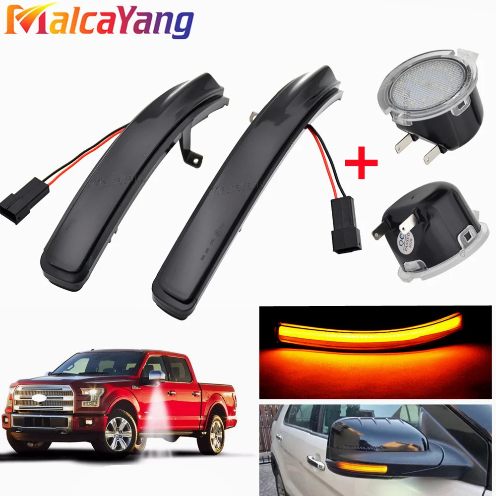 Car Dynamic LED Turn Signal Light Rear View Side Mirror Light Indicator for Ford Explorer 2011-2019 Puddle Lamp
Car Dynamic LED Turn Signal Light Rear View Side Mirror Light Indicator for Ford Explorer 2011-2019 Puddle Lamp