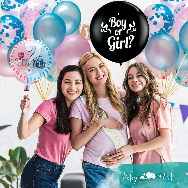 1pc Globos Gender Reveal Party Decoration 36inch Black Latex Ballon DIY Baby Shower Decorations Gender Reveal Ballons Decoration
1pc Globos Gender Reveal Party Decoration 36inch Black Latex Ballon DIY Baby Shower Decorations Gender Reveal Ballons Decoration
