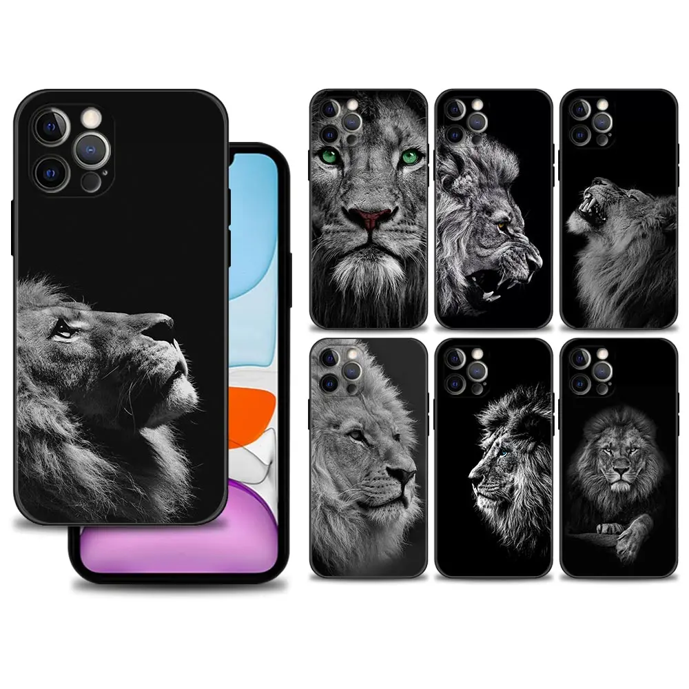 Case For iphone 12 11 pro max 12 mini xs max XR X 8 7 6S 6 Plus SE Black TPU Shell Fundas Capa Cover Lions
Case For iphone 12 11 pro max 12 mini xs max XR X 8 7 6S 6 Plus SE Black TPU Shell Fundas Capa Cover Lions