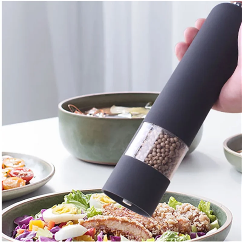 Stainless Steel Electric Pepper Mill Salt And Pepper Mill Grinder Spice Shakers Kitchen Tools Accessories For Cooking
Stainless Steel Electric Pepper Mill Salt And Pepper Mill Grinder Spice Shakers Kitchen Tools Accessories For Cooking