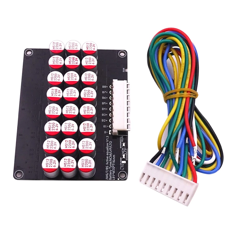 8S 5A Ternary Lron Titanium Lithium Battery Universal Balancer 5Mv Lifepo4 Battery Equalizer Energy Transfer Capacitor
8S 5A Ternary Lron Titanium Lithium Battery Universal Balancer 5Mv Lifepo4 Battery Equalizer Energy Transfer Capacitor