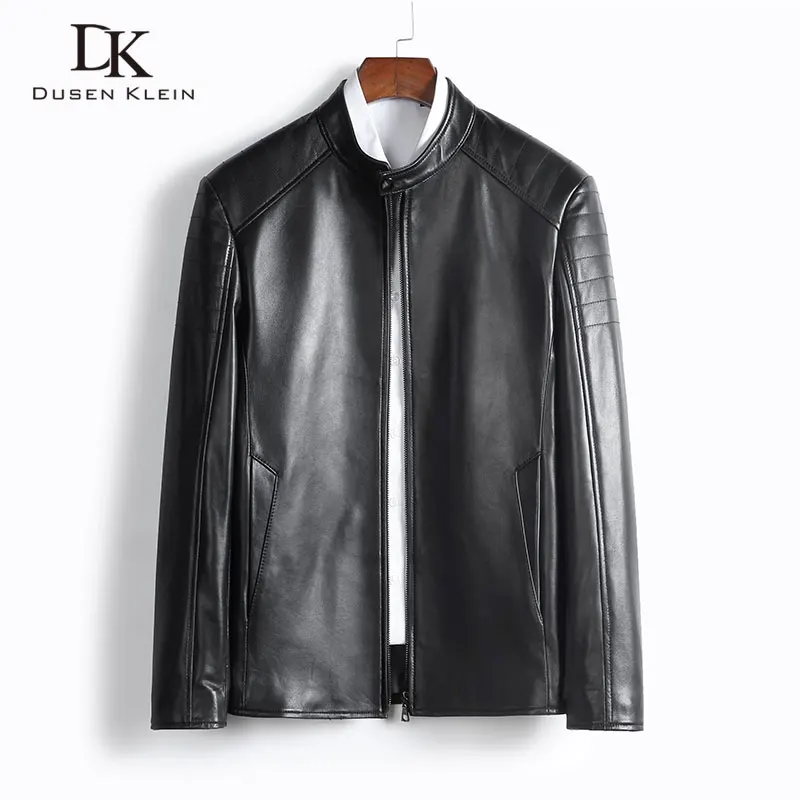 Men Genuine Leather Jacket Real Sheepskin Leather Jackets Casual Short Black Pockets Autumn New Jacket for Man 19176 
Men Genuine Leather Jacket Real Sheepskin Leather Jackets Casual Short Black Pockets Autumn New Jacket for Man 19176