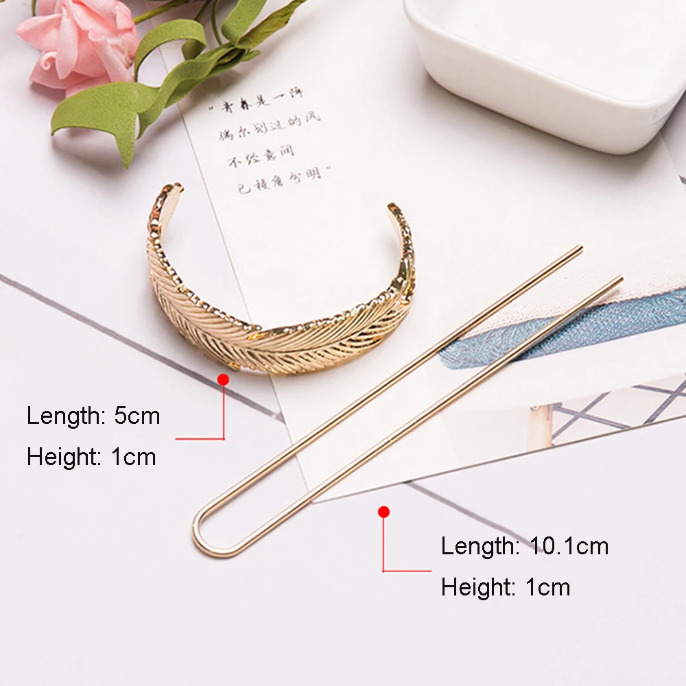 Hair Accessories Clip Stick Hairpin Fixed Alloy Leaf Hairpin Minimalist Hairpin Metal New 2020 Golden Ladies Fashion
Hair Accessories Clip Stick Hairpin Fixed Alloy Leaf Hairpin Minimalist Hairpin Metal New 2020 Golden Ladies Fashion
