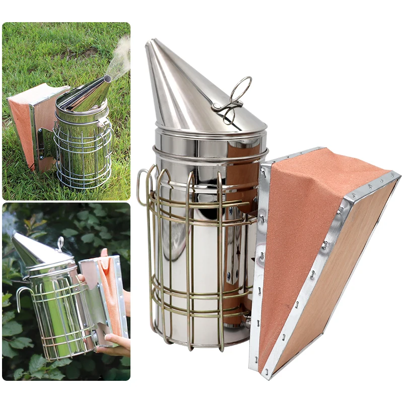 1Pcs Beekeeping Spray Smoke Bee Smoker Stainless Steel Manual Bee Smoke Transmitter Kit Beekeeping Tool Apiculture Smoke
1Pcs Beekeeping Spray Smoke Bee Smoker Stainless Steel Manual Bee Smoke Transmitter Kit Beekeeping Tool Apiculture Smoke