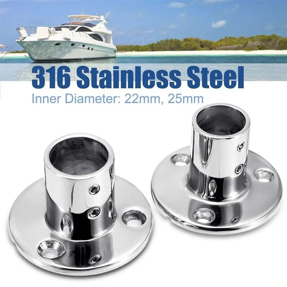 1Pcs Stainless Steel Boat Tube Pipe Base Handrail Pipe Base Railing Handrail Rust-resistant Reusable Boats Tools
1Pcs Stainless Steel Boat Tube Pipe Base Handrail Pipe Base Railing Handrail Rust-resistant Reusable Boats Tools