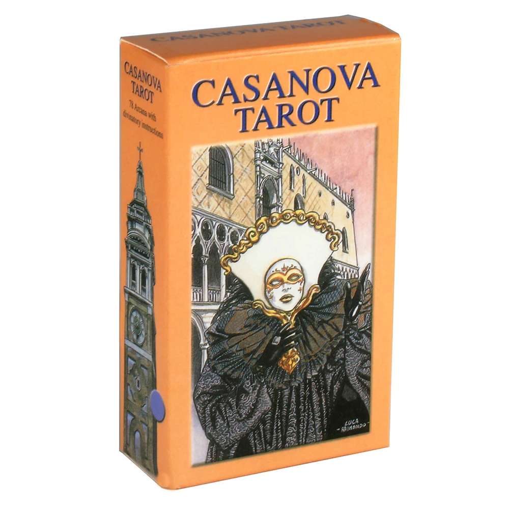 

Колода карт Таро Casanova, 78 цветов, размер для покера, Высококачественная прочная бумага, карточная игра для гадания