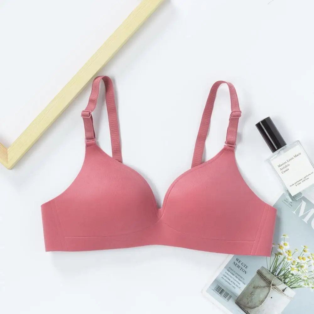 One-piece Bralette Women's Solid Color Smooth Bra Cozy Wire Free Underwear Seamless Gathered 3/4 Cup Bras
One-piece Bralette Women's Solid Color Smooth Bra Cozy Wire Free Underwear Seamless Gathered 3/4 Cup Bras