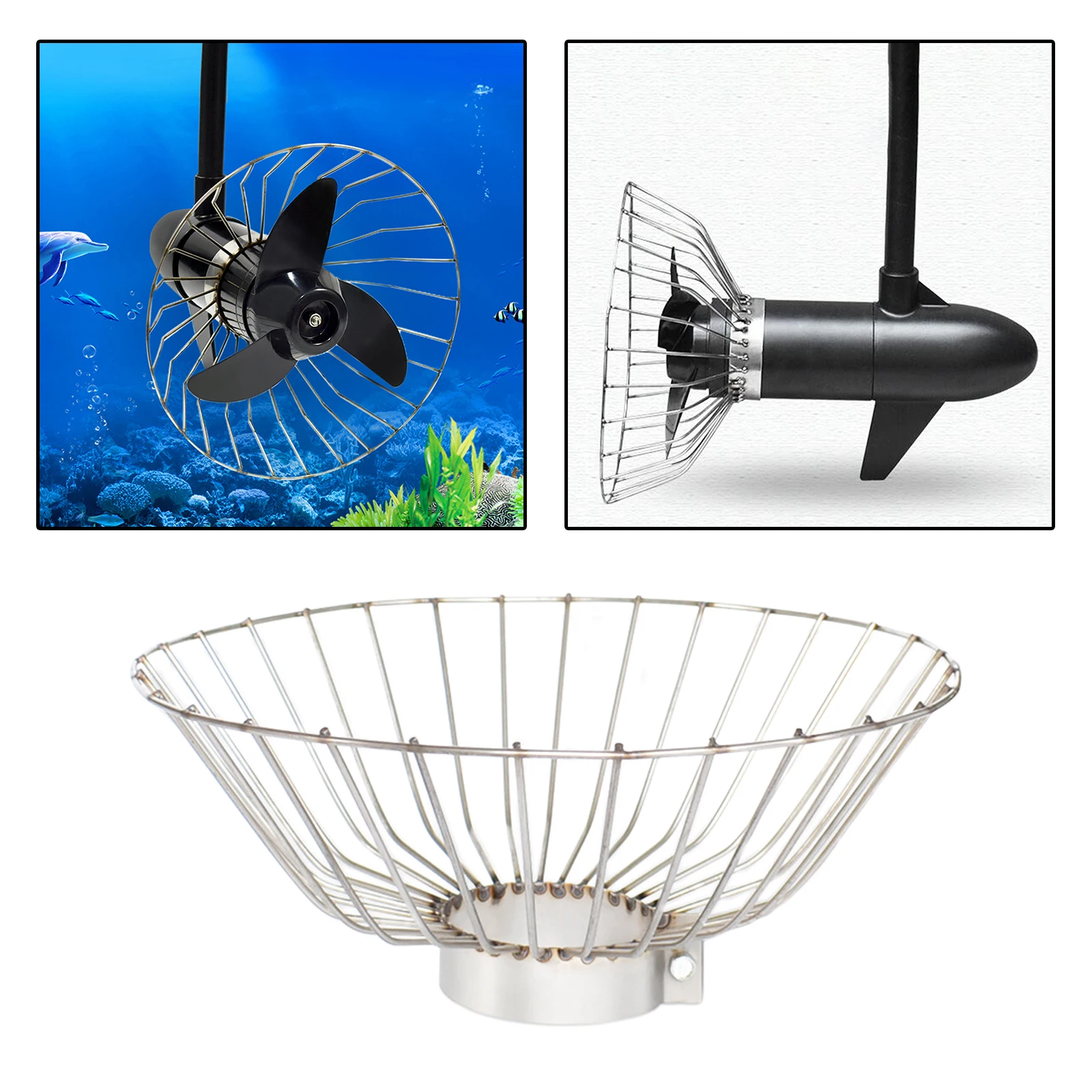 Marine Outboard Propeller Safety Net Cover Guard Rubber Boat Dinghy Propulsion Motor Cage
Marine Outboard Propeller Safety Net Cover Guard Rubber Boat Dinghy Propulsion Motor Cage
