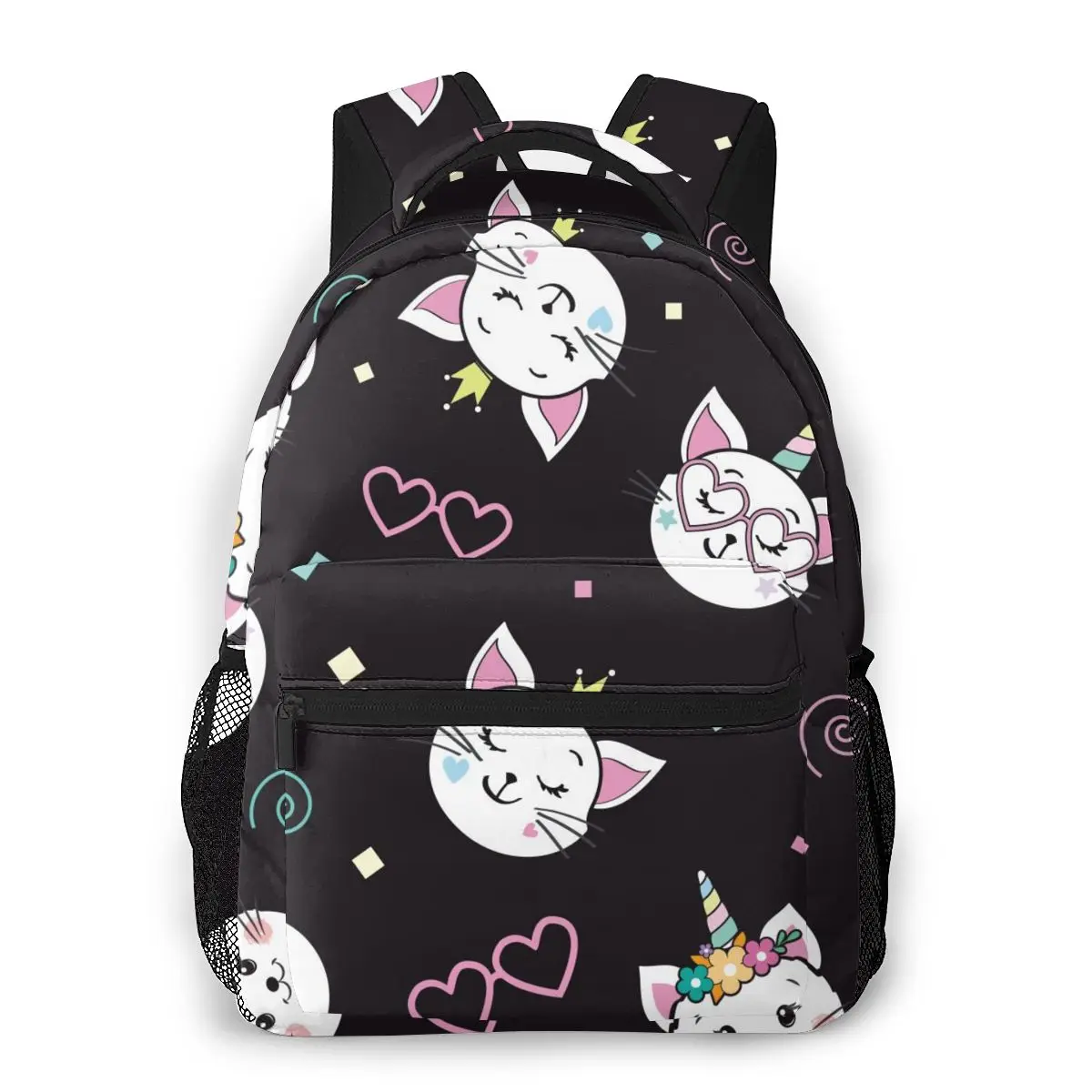 

2020 OLN дорожные рюкзаки милый забавный кот Единорог девушка рюкзак для женщин большая емкость школьная сумка для подростков