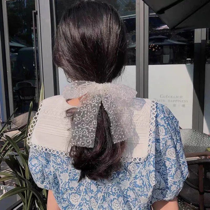 New Fashion Lace Bowknot Pearl Elastic Hair Rope For Woman Girls Simple Streamer Hair Scrunchies Hair Circle Hair Accessories
New Fashion Lace Bowknot Pearl Elastic Hair Rope For Woman Girls Simple Streamer Hair Scrunchies Hair Circle Hair Accessories