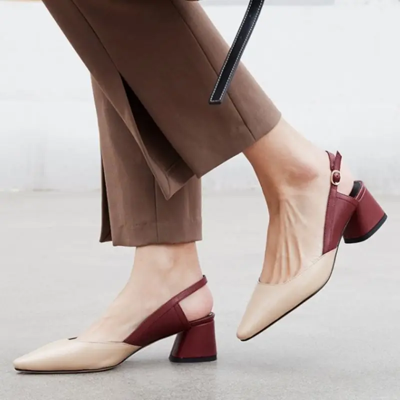 KemeKiss New Women High Heel Sandals Real Leather Mixed Color Summer Shoes Women Fashion Party Office Lady Footwear Size 33-40
KemeKiss New Women High Heel Sandals Real Leather Mixed Color Summer Shoes Women Fashion Party Office Lady Footwear Size 33-40