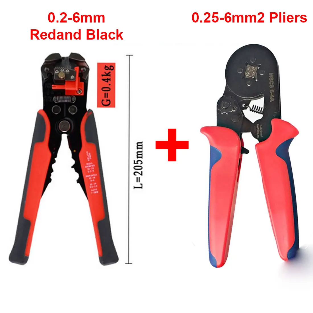 Terminal Crimper 0.2-6mm AWG 22-10/ 0.5mm-1.5mm2 AWG 26-16 Crimping Tool Crimping Pliers Wire Hand Tools 190mm/ 200mm
Terminal Crimper 0.2-6mm AWG 22-10/ 0.5mm-1.5mm2 AWG 26-16 Crimping Tool Crimping Pliers Wire Hand Tools 190mm/ 200mm