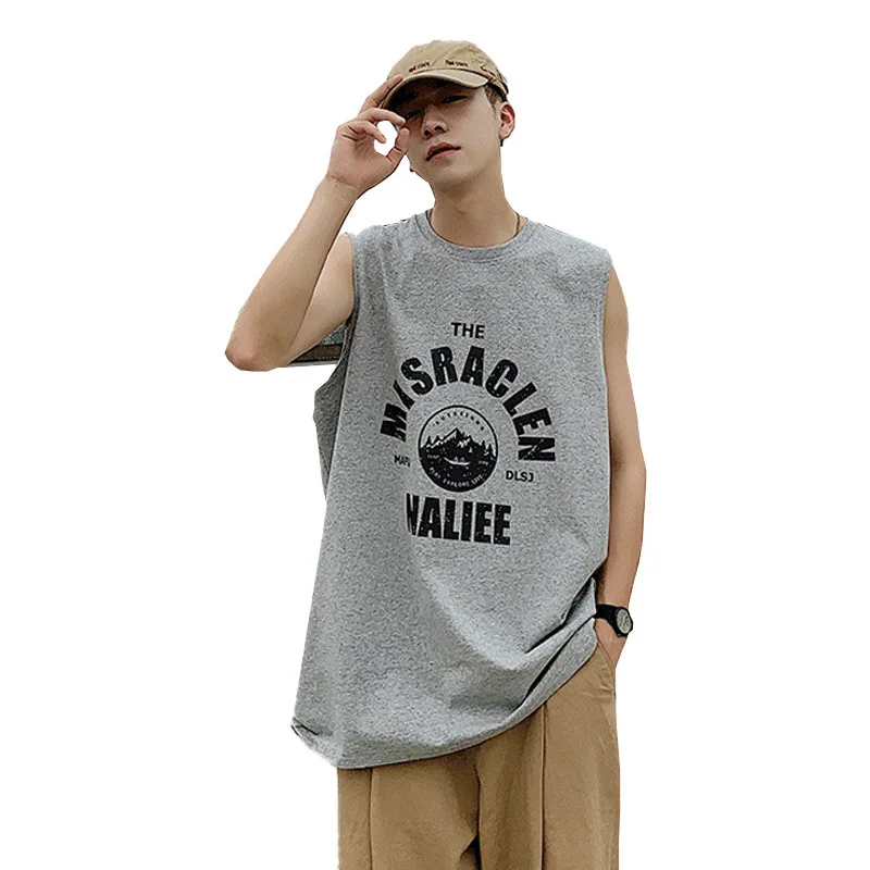 2021 sports vest men's trendy ins personality hip-hop sleeveless t-shirt summer outside wearing tide card bumpy shoulder trend 
2021 sports vest men's trendy ins personality hip-hop sleeveless t-shirt summer outside wearing tide card bumpy shoulder trend