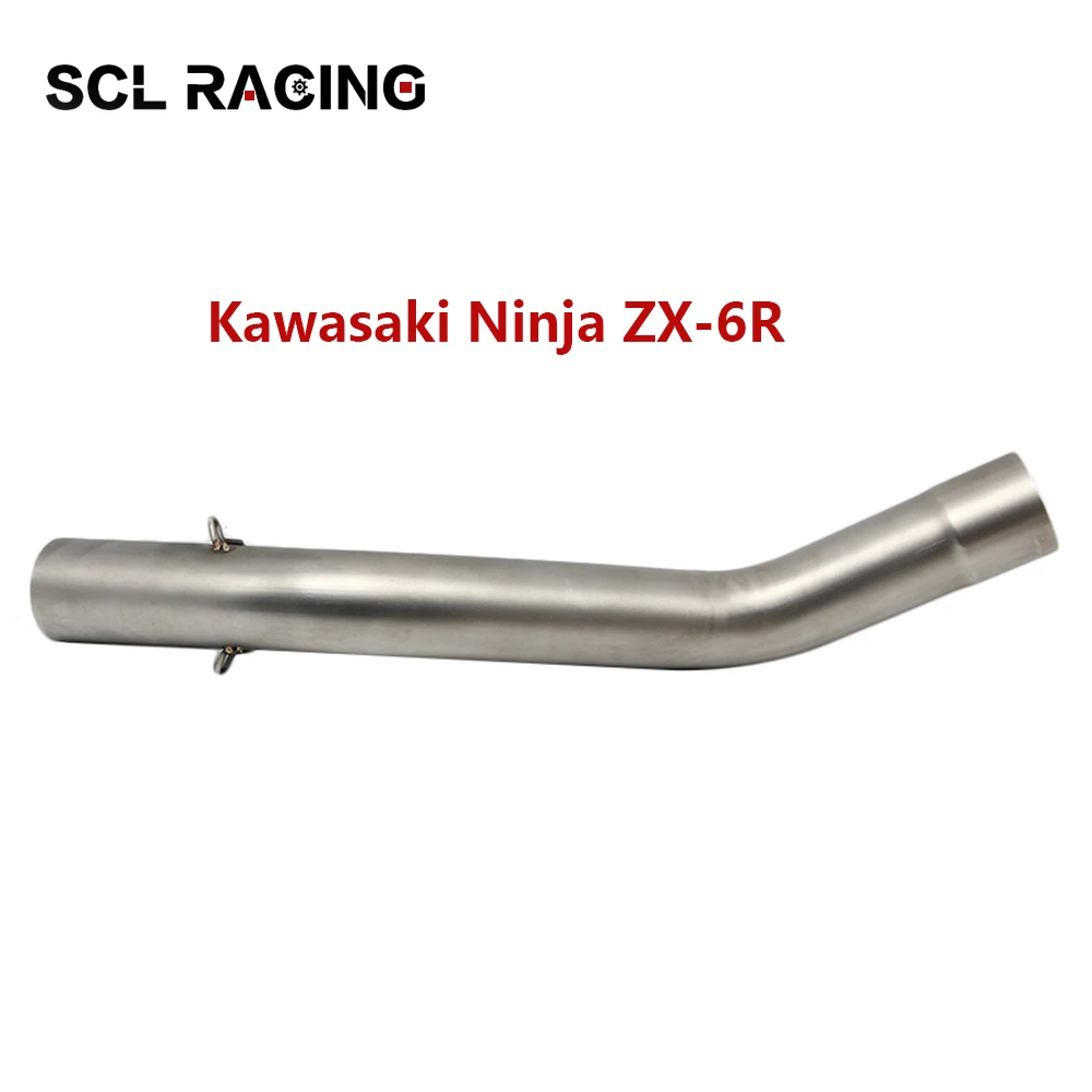 Alconstar 1Pc Motorcycle Stainless Steel Exhaust Middle Pipe Link Pipe Fit For 51mm Exhaust KAWASAKI ZX6R ZX-6R 2009-2014
Alconstar 1Pc Motorcycle Stainless Steel Exhaust Middle Pipe Link Pipe Fit For 51mm Exhaust KAWASAKI ZX6R ZX-6R 2009-2014