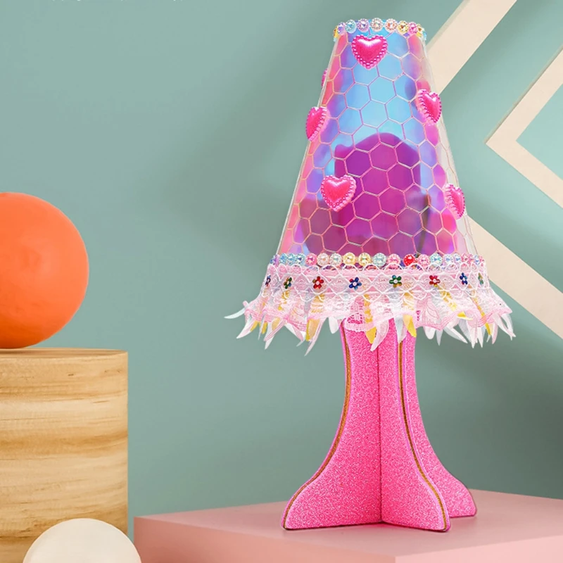 1 Set Table Lamp DIY Material Kit Kids Handmade Art Crafts Assemble Puzzles Toys F3ME
1 Set Table Lamp DIY Material Kit Kids Handmade Art Crafts Assemble Puzzles Toys F3ME