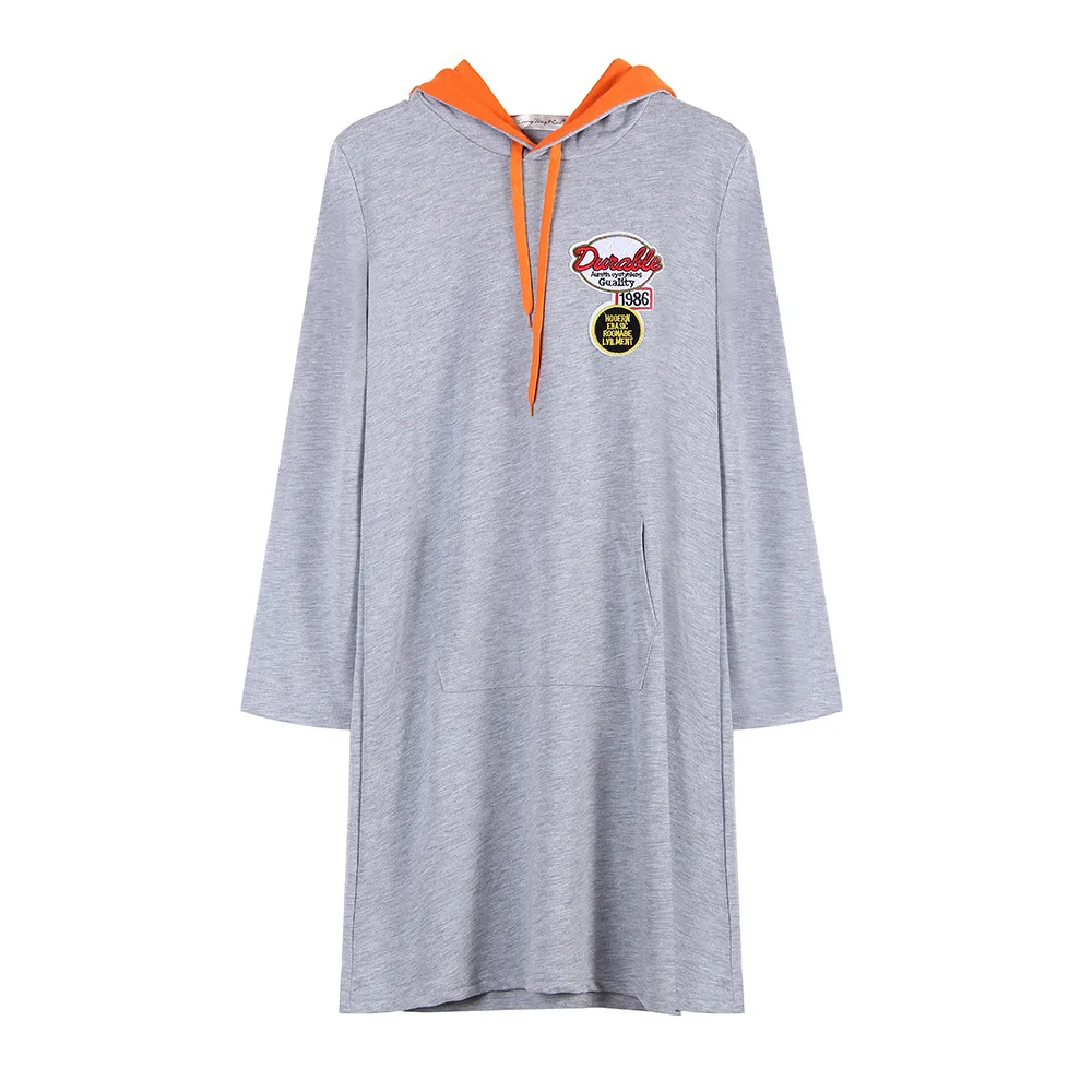 2021 Spring Women Large Size Clothing Loose Long Sleeve Dress Fashion Casual Hooded Woman Top Solid Hooded
2021 Spring Women Large Size Clothing Loose Long Sleeve Dress Fashion Casual Hooded Woman Top Solid Hooded