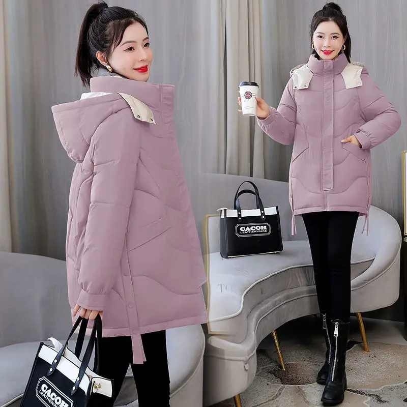 2021 Winter Women Coats Comfortable Fashion Basic Cotton Padded Jacket Coat Women Casual Long Parkas Hooded Winter Jacket Womens 
2021 Winter Women Coats Comfortable Fashion Basic Cotton Padded Jacket Coat Women Casual Long Parkas Hooded Winter Jacket Womens