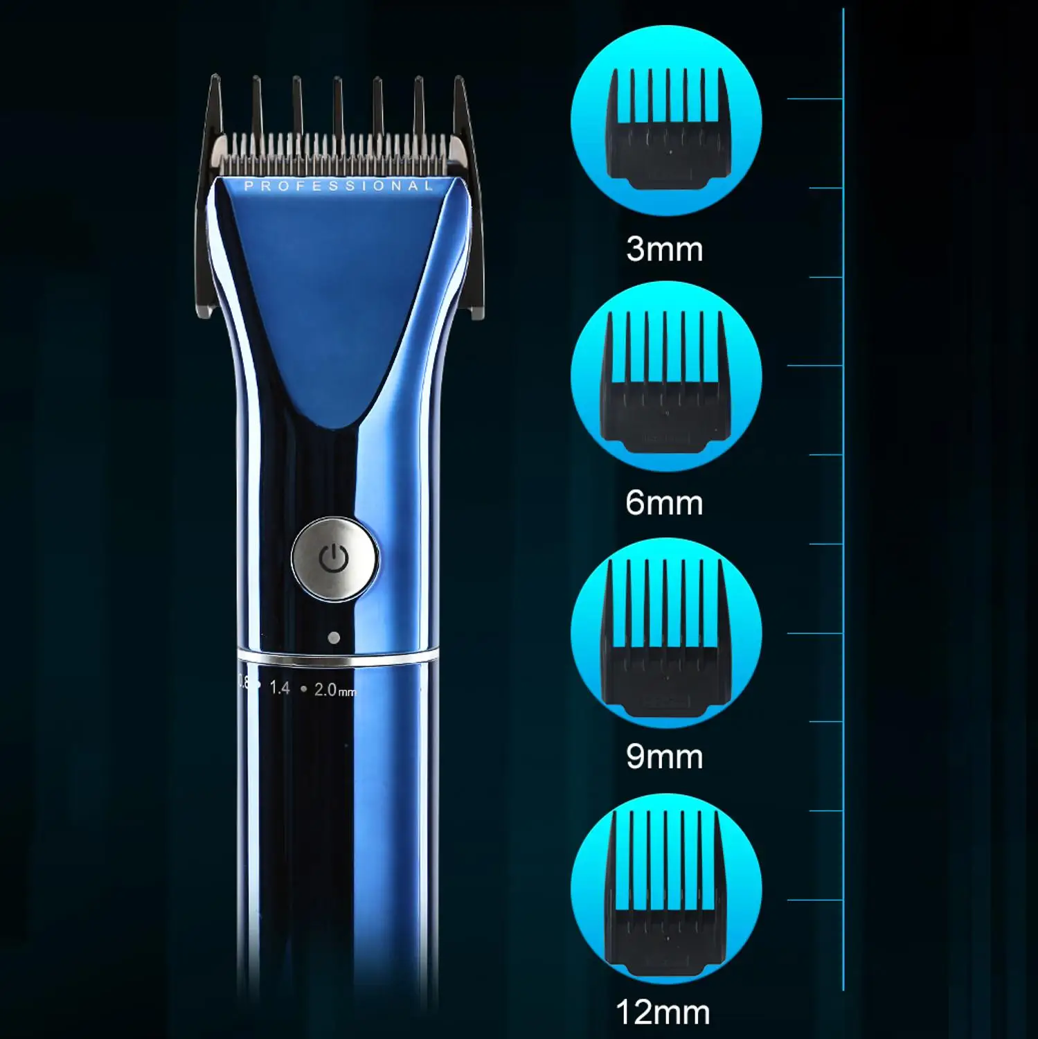 Professional Hair Clipper Home Rechargeable Hair Trimmer Titanium Alloy Blade Electric Taper Lever Hair Cutter Adjustable Comb
Professional Hair Clipper Home Rechargeable Hair Trimmer Titanium Alloy Blade Electric Taper Lever Hair Cutter Adjustable Comb
