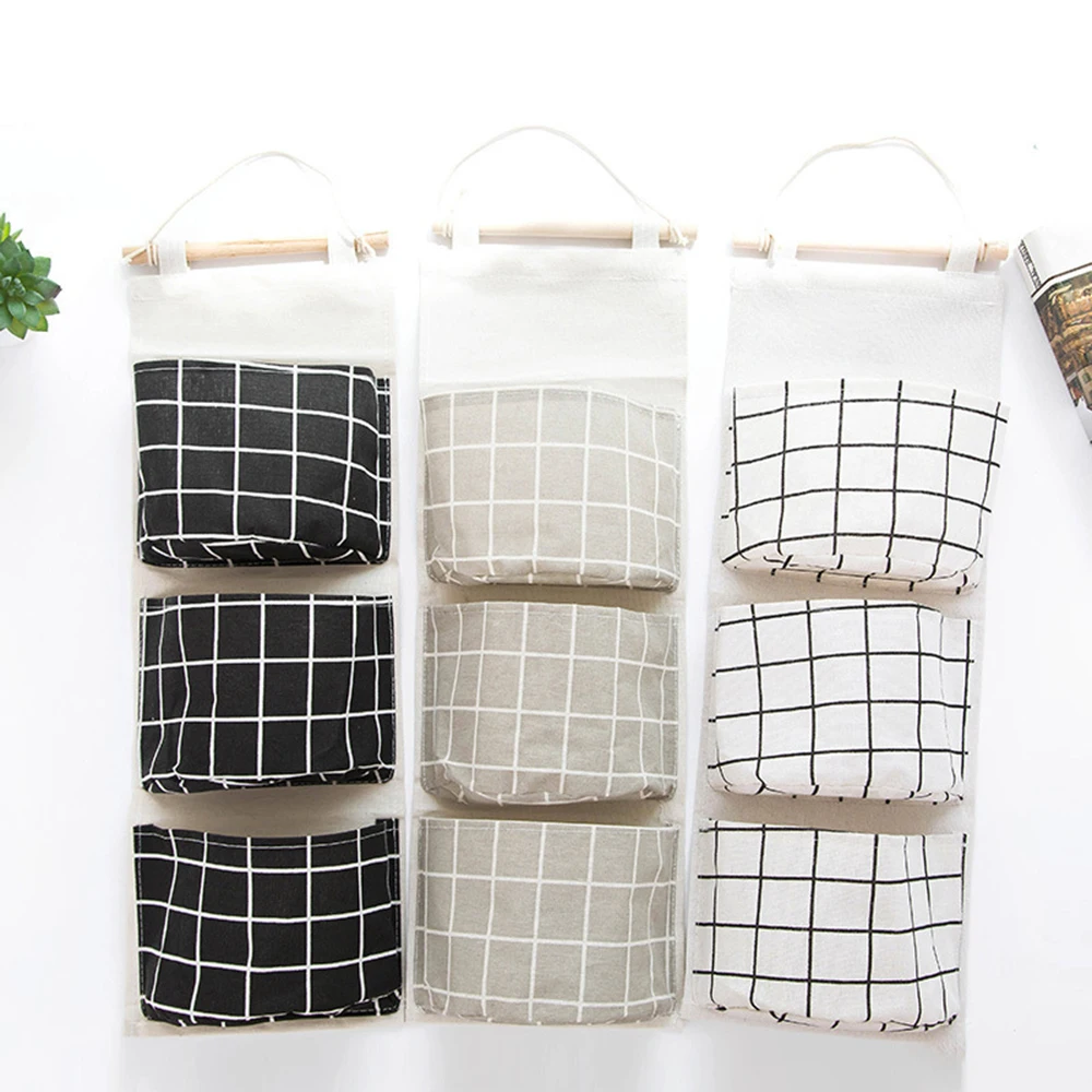 Cotton Linen Hanging Bags 3 Pockets Wardrobe Organizer Clothes Storage Organizer For Cosmetics Sundries Storage Items Wall Pouch
Cotton Linen Hanging Bags 3 Pockets Wardrobe Organizer Clothes Storage Organizer For Cosmetics Sundries Storage Items Wall Pouch