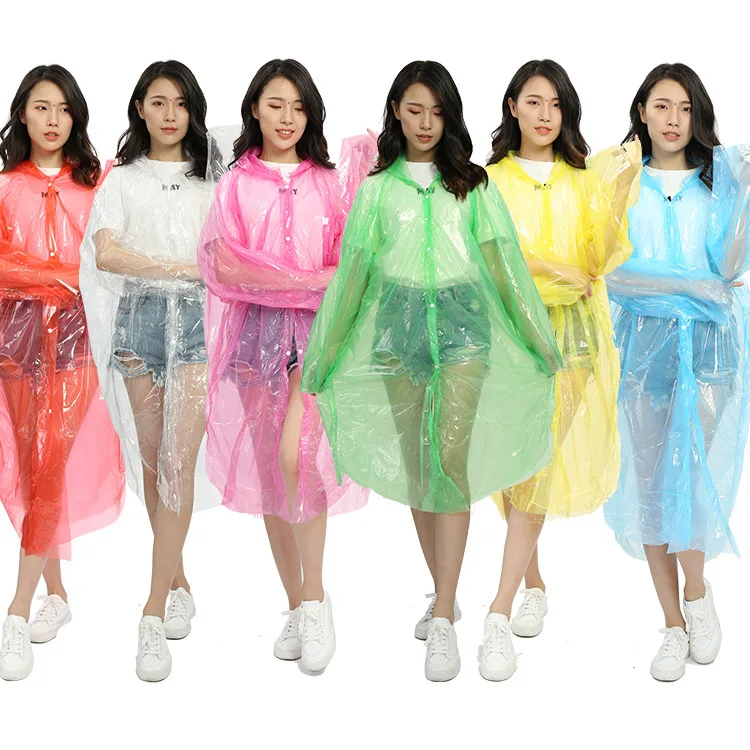 Factory direct open button adult disposable raincoat scenic spot selling outdoor portable poncho wholesale can be customized 
Factory direct open button adult disposable raincoat scenic spot selling outdoor portable poncho wholesale can be customized