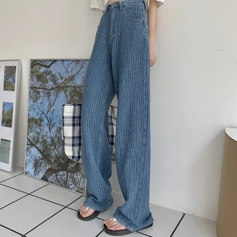 Vintage Jeans Women Spring Fall Straight Leg Pant Loose High Waist Wide Leg Pant Design Sense Mopping Trousers High Street Trend
Vintage Jeans Women Spring Fall Straight Leg Pant Loose High Waist Wide Leg Pant Design Sense Mopping Trousers High Street Trend