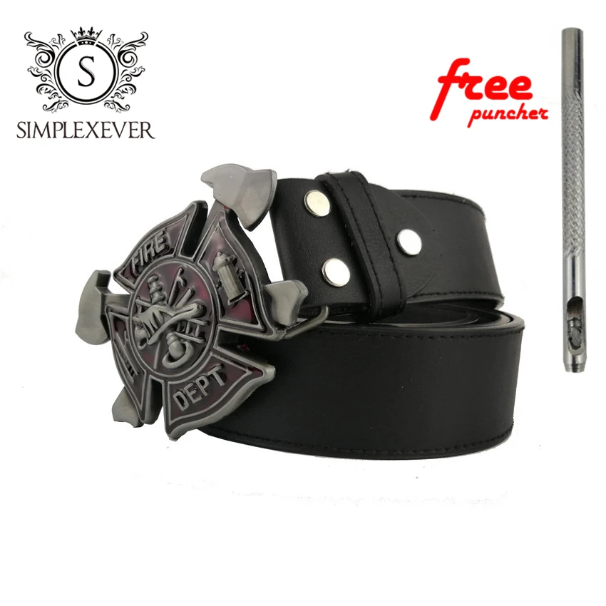 FIRE DEPT Metal Belt Buckle Suitable 3.8-4cm Wide Belt Red Mens Belt Buckle with Belt Jeans Accessories
FIRE DEPT Metal Belt Buckle Suitable 3.8-4cm Wide Belt Red Mens Belt Buckle with Belt Jeans Accessories