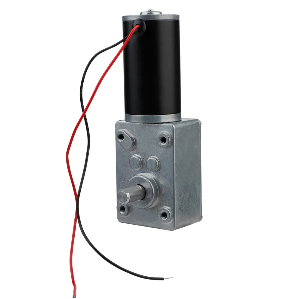 Фото Двойной вал DC мотор GW4058 31ZY 24V 220 rpm редуктор Мотор Червячный коробка моторный с