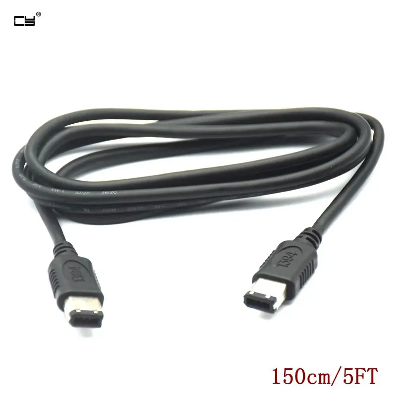 1394 6-контактный 6pin IEEE 1394 IEEE 1394 Firewire 400 6 6 кабель iLink IEEE 1394 1,5 м черный 150 см 5 футов
1394 6-контактный 6pin IEEE 1394 IEEE 1394 Firewire 400 6 6 кабель iLink IEEE 1394 1,5 м черный 150 см 5 футов