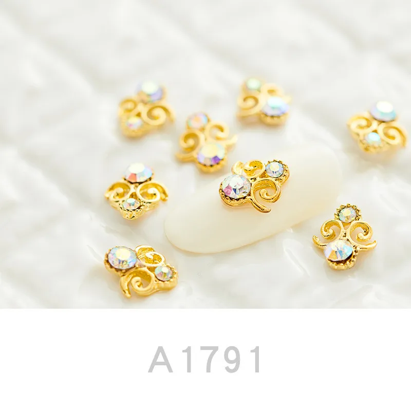 10pcs New Hot Alloy Metal Fittings Round Triangle Hollow Variety of Style Rhinestones Pearl Embellishment DIY Nail Supplies
10pcs New Hot Alloy Metal Fittings Round Triangle Hollow Variety of Style Rhinestones Pearl Embellishment DIY Nail Supplies