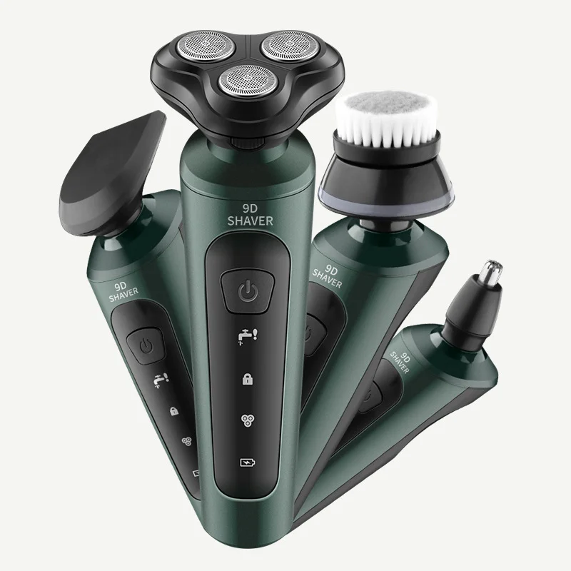 

Бритва ZK30 USB, бритва для бороды для мужчин, триммер для сухой и влажной бороды, портативная перезаряжаемая моющаяся машинка для бритья
