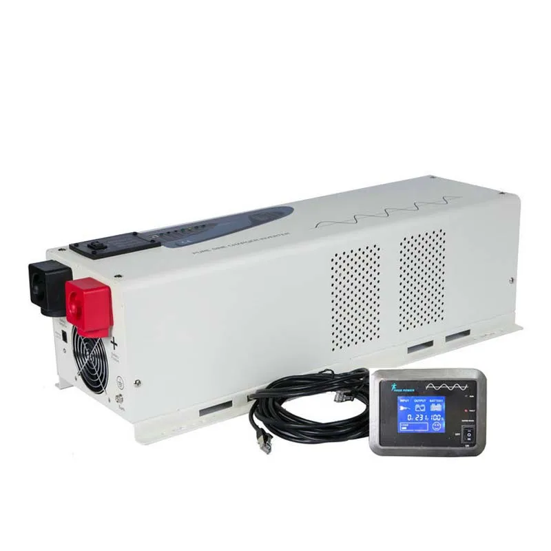 CE&ROHS&SGS Approved 6000W/18000W Pure Sine Wave Low Frequency DC 24V AC 110V 120V 60HZ inverter& charger
CE&ROHS&SGS Approved 6000W/18000W Pure Sine Wave Low Frequency DC 24V AC 110V 120V 60HZ inverter& charger
