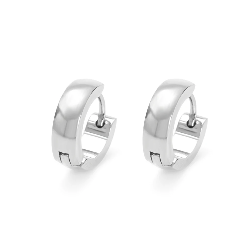 Simple Rock Jewelry Hip Hop Silver Color Stainless Steel Trendy 2021 Hoop Earrings for Womens Men
Simple Rock Jewelry Hip Hop Silver Color Stainless Steel Trendy 2021 Hoop Earrings for Womens Men