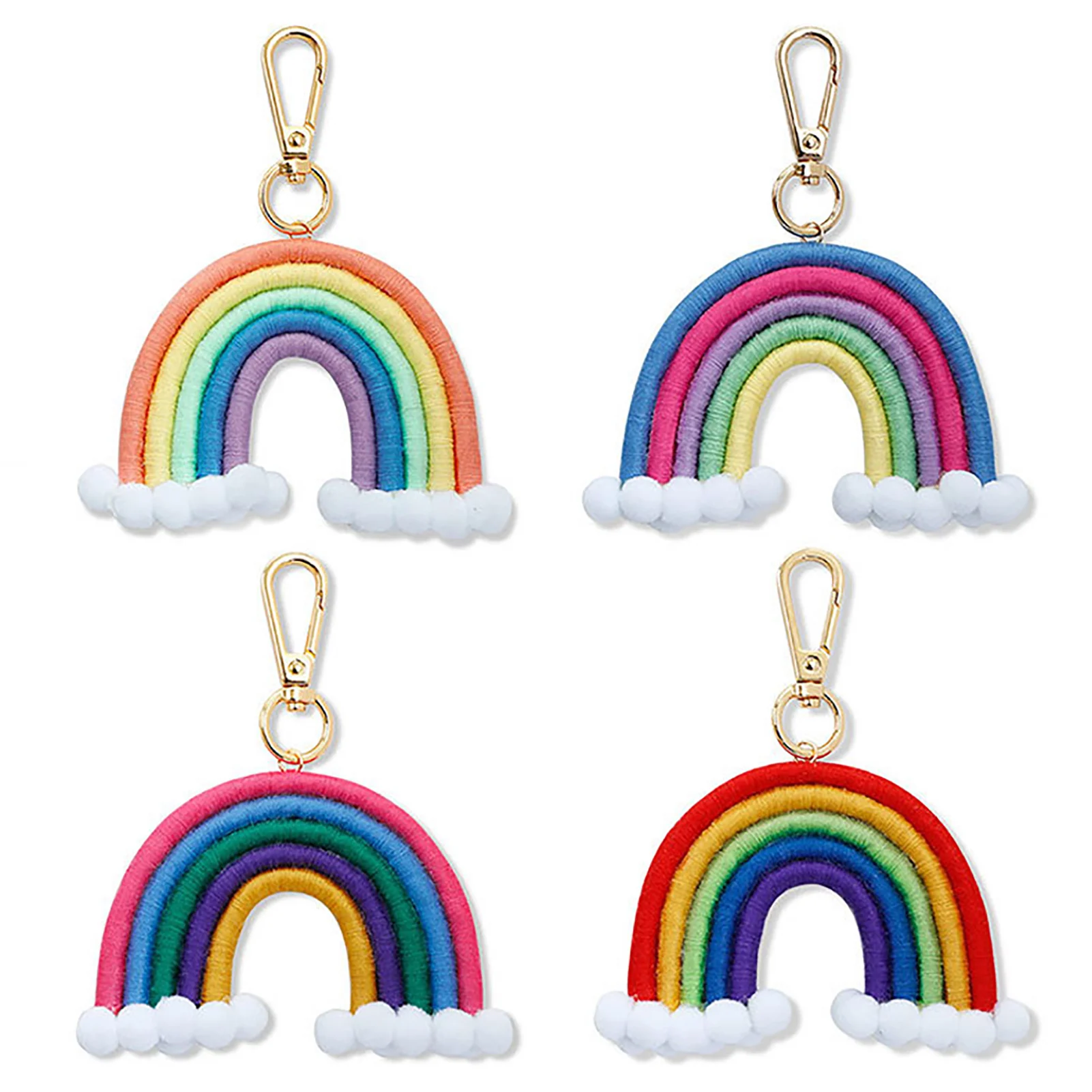 Weaving Rainbow Keychain Keyring Bag Pendant For Women Girls Used On Keys Handbags Wallets Hanging On The Sides Of Backpacks
Weaving Rainbow Keychain Keyring Bag Pendant For Women Girls Used On Keys Handbags Wallets Hanging On The Sides Of Backpacks