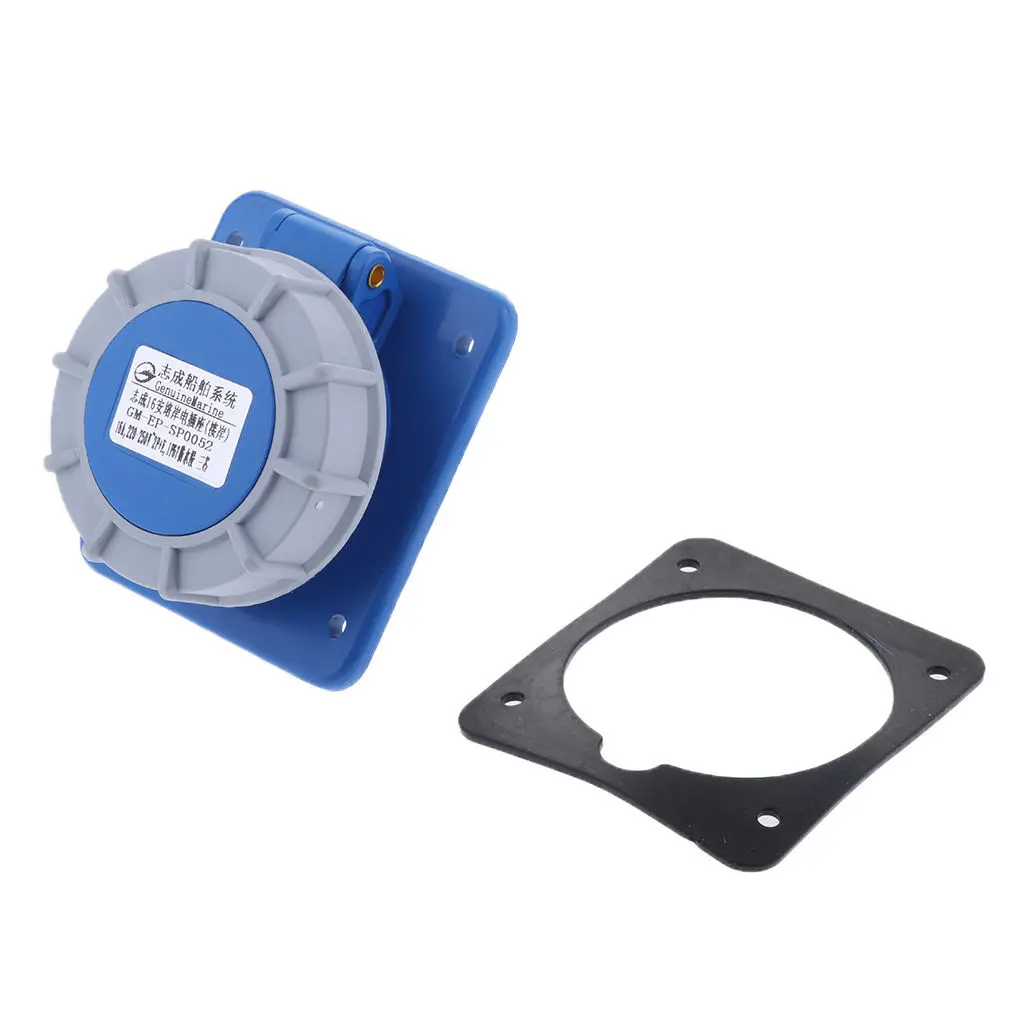 1 Set Boat Shore Power Socket & Gasket ABS IP67 Waterproof 16A 220-250V For Yacht RV Motorhome Caravan Boat Accessories Marine
1 Set Boat Shore Power Socket & Gasket ABS IP67 Waterproof 16A 220-250V For Yacht RV Motorhome Caravan Boat Accessories Marine