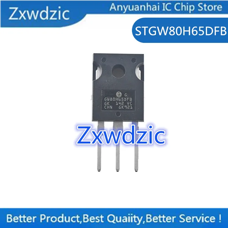 5 PCS 100% New Imported Original STGW80H65DFB GW80H65DFB TO-247 IGBT Insulated Gate Bipolar Transistor 650V 85A 
5 PCS 100% New Imported Original STGW80H65DFB GW80H65DFB TO-247 IGBT Insulated Gate Bipolar Transistor 650V 85A