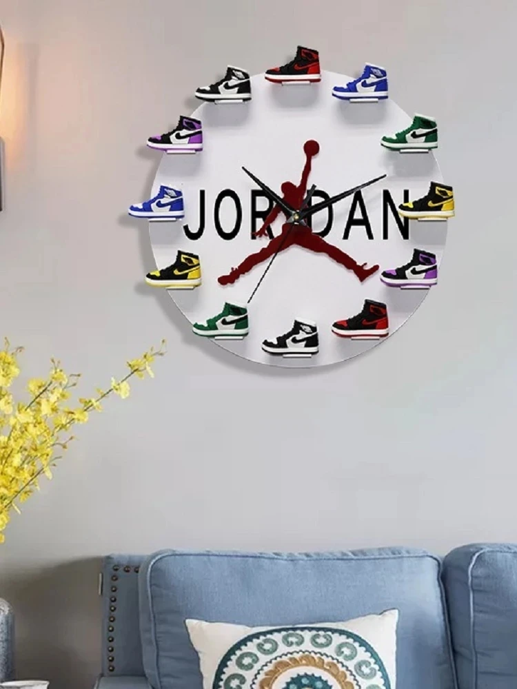 Stereo Shoe Creative Clock Modern Design 1-12 Generation Small Basketball Shoes Living Room Decor Home Wall Clocks Ornaments
Stereo Shoe Creative Clock Modern Design 1-12 Generation Small Basketball Shoes Living Room Decor Home Wall Clocks Ornaments