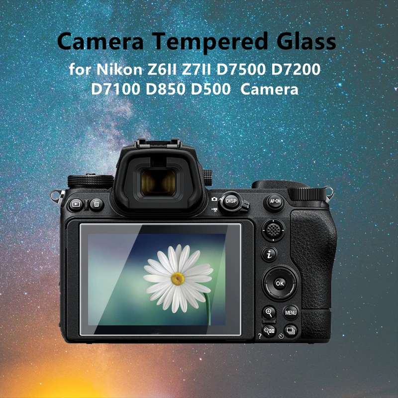 Защитное закаленное стекло для камеры Nikon Z6II Z7II D7500 D7200 D7100 D850 D500 | Электроника
