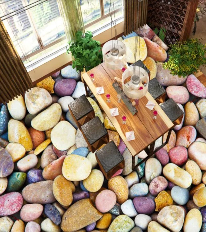 PVC Colored pebbles natural landscape non-slip waterproof self-adhesive 3D floor sticker tiles bathroom 3D wallpaper
PVC Colored pebbles natural landscape non-slip waterproof self-adhesive 3D floor sticker tiles bathroom 3D wallpaper