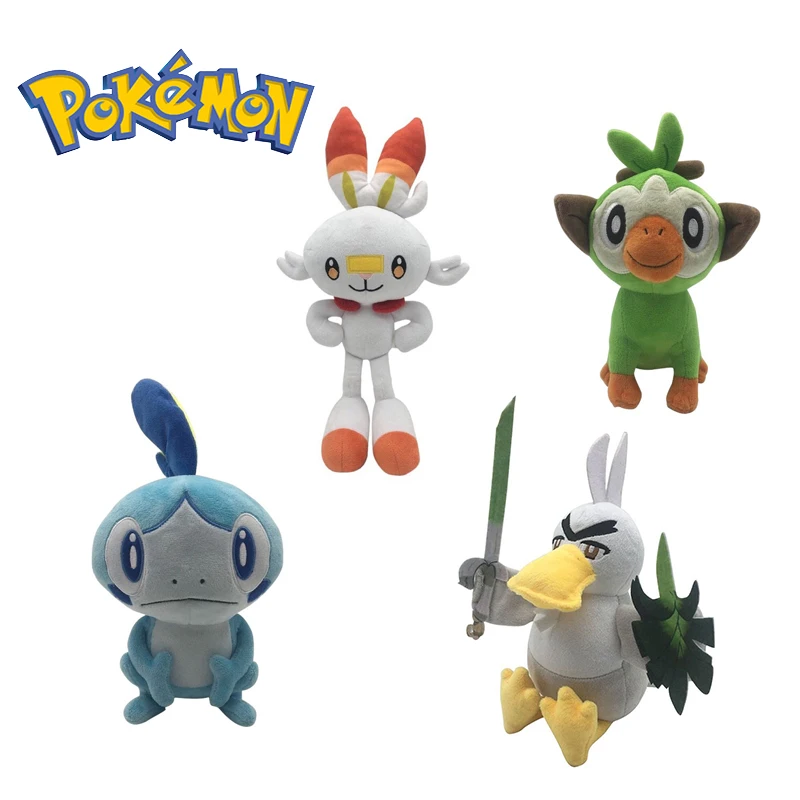 20-38CM Pokémon Anime Scorbunny Plush Doll Toy Cartoon Pokémon Sobble Grookey Plush Doll Model Toy Children’s Gift
20-38CM Pokémon Anime Scorbunny Plush Doll Toy Cartoon Pokémon Sobble Grookey Plush Doll Model Toy Children’s Gift