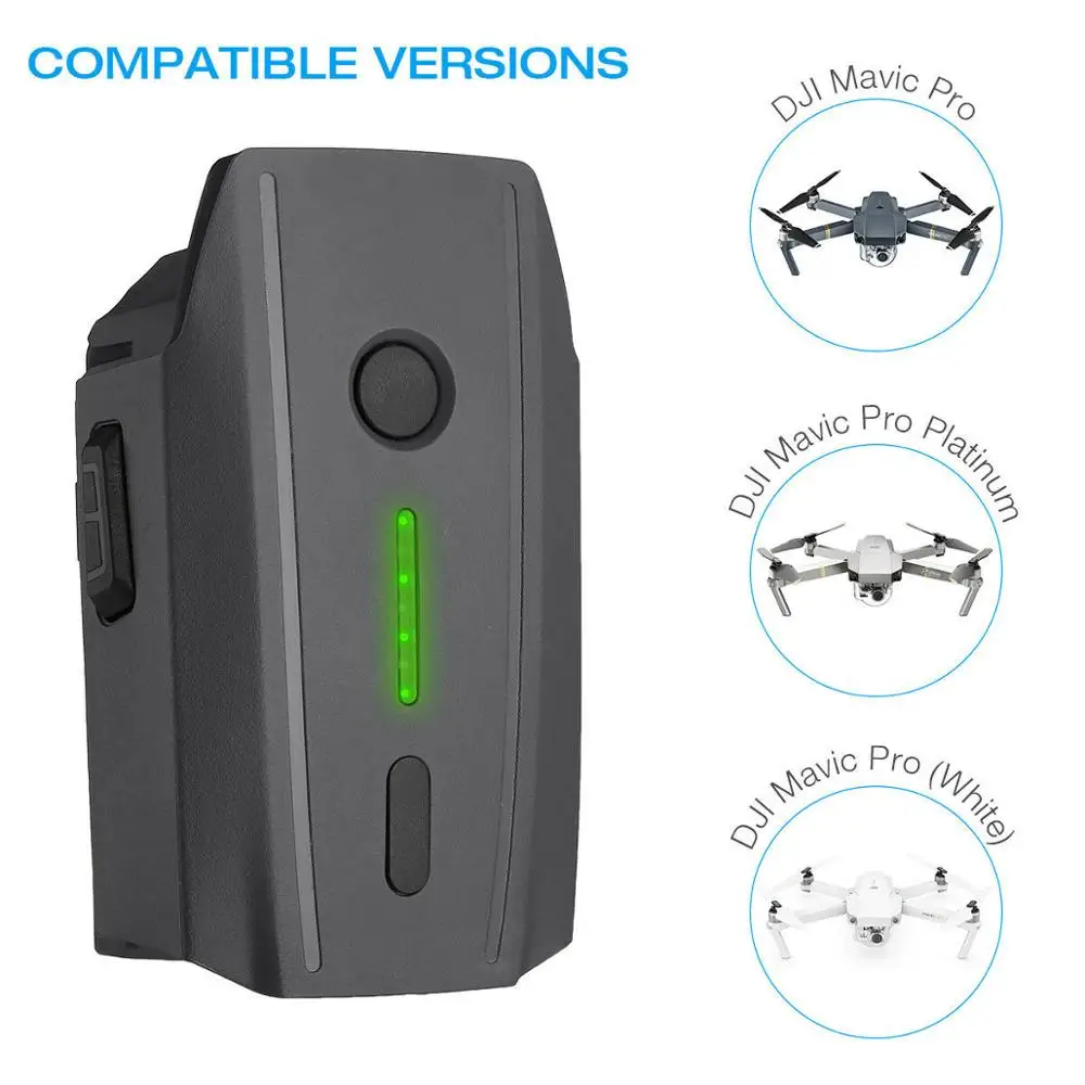 Upgrade Battery For DJI Mavic Pro Intelligent Flight Battery 3830 mAh 11.4v Battery
Upgrade Battery For DJI Mavic Pro Intelligent Flight Battery 3830 mAh 11.4v Battery