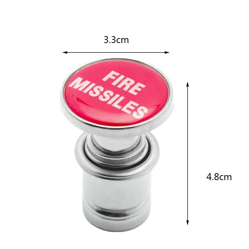 Universal Fire Missile Eject Button Car Cigarette Lighter Cover 12V Car Engine Start Stop Push Button Keyless Entry Accessories
Universal Fire Missile Eject Button Car Cigarette Lighter Cover 12V Car Engine Start Stop Push Button Keyless Entry Accessories